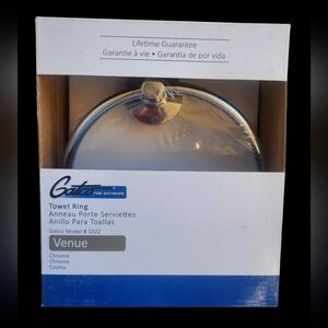 Gatco Venue Chrome Towel Ring
